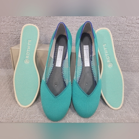 Rothy’s The Flat Calypso Slip On Shoes Retired Women's Size US 8.5, 9.5 - Picture 4 of 9